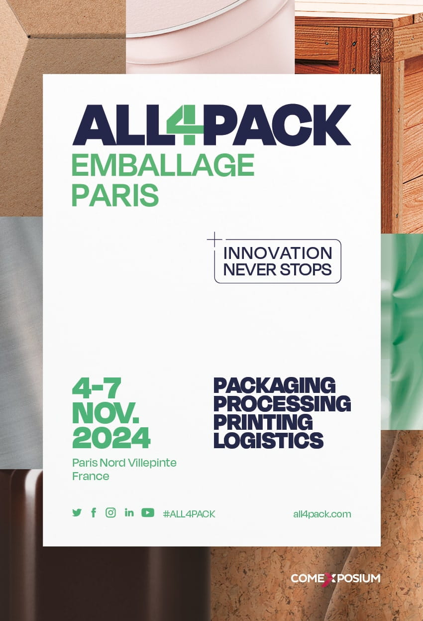 New positioning of ALL4PACK EMBALLAGE PARIS